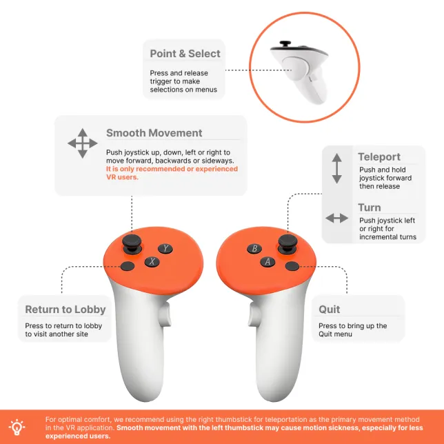 Virtual Reality Module Navigation